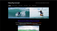 Desktop Screenshot of kitesurfing-cornwall.co.uk